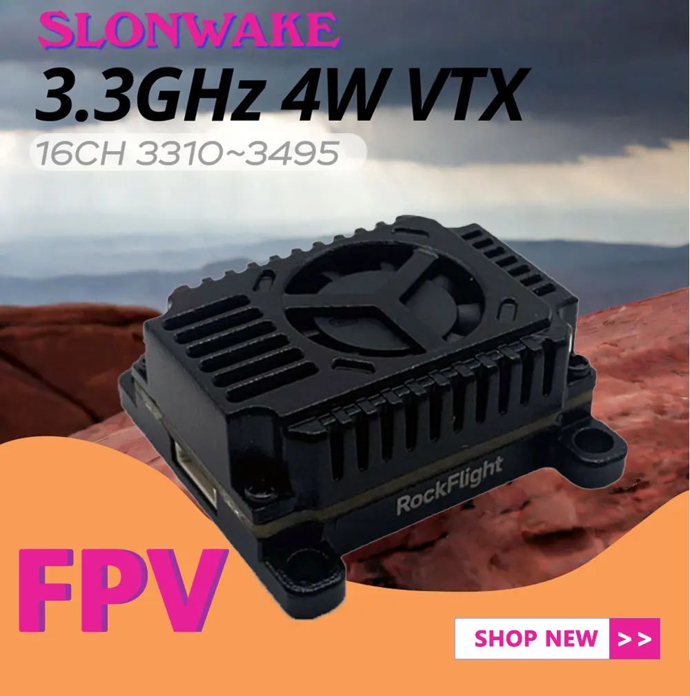 SLONWAKE FPV 3.3G 16CH 4000mW  - Drone Transmitter incelemesi ve fiyatı