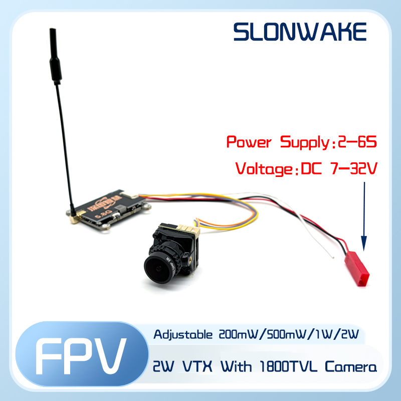 SLONWAKE 5.8G 56CH 2W verici V - Drone Frame incelemesi ve fiyatı