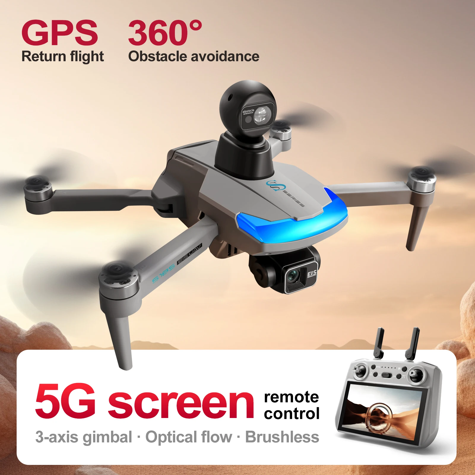 S185 Profesyonel Drone 2.7K HD - Drone Gps Mount incelemesi ve fiyatı