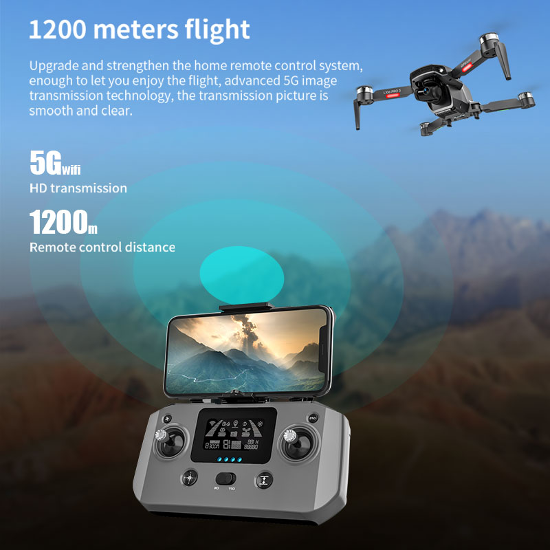 L106 Pro 3 Drone 5G WIFI FPV K - Drone Charger incelemesi ve fiyatı