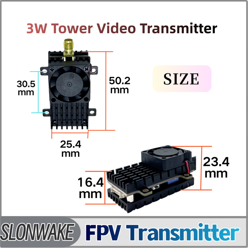 SLONWAKE 5.8G 3000mW Simülasyo - Drone Transmitter incelemesi ve fiyatı