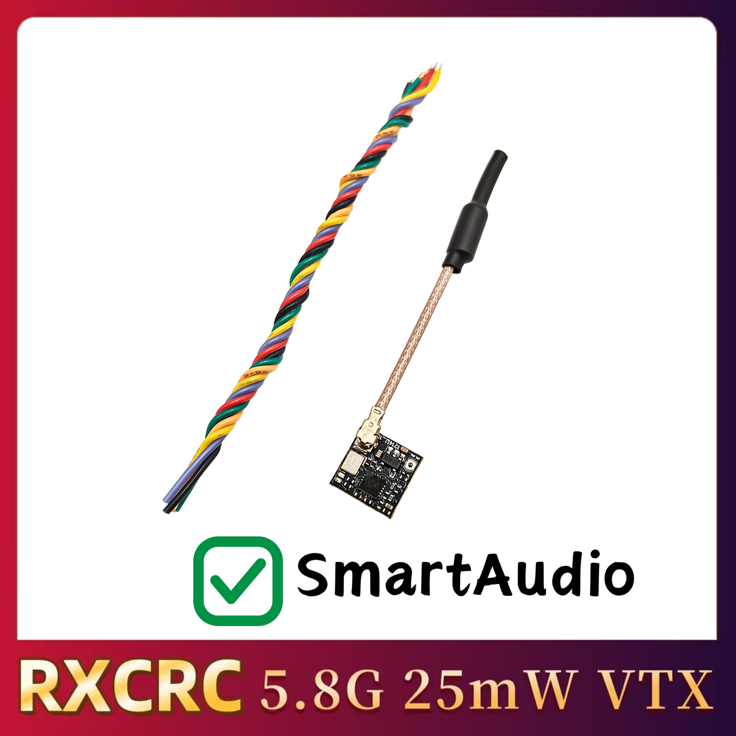 RXCRC 5.8GHz 48CH FPV 25mW Ana - Drone Frame incelemesi ve fiyatı